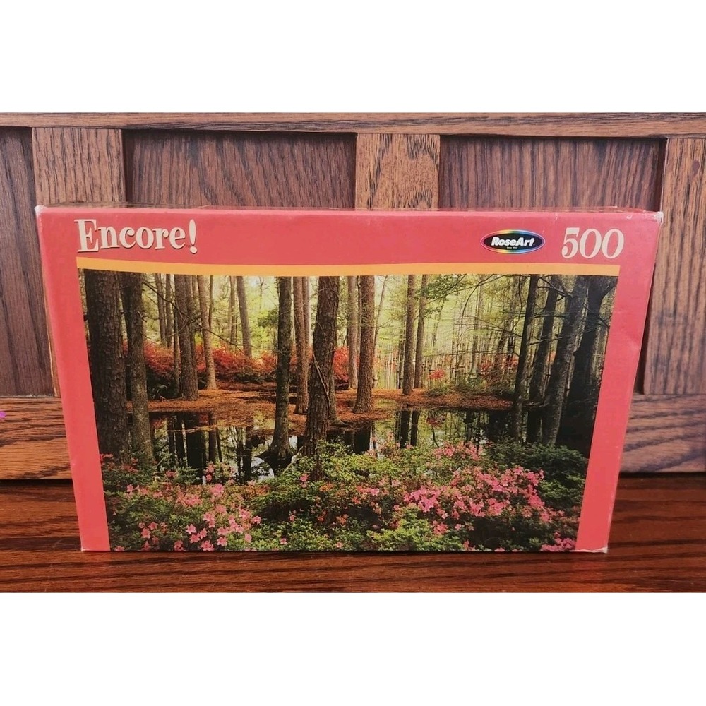 Vintage Rose Art Encore 500‎ Piece Jigsaw Puzzle Cypress Gardens New Sealed Box